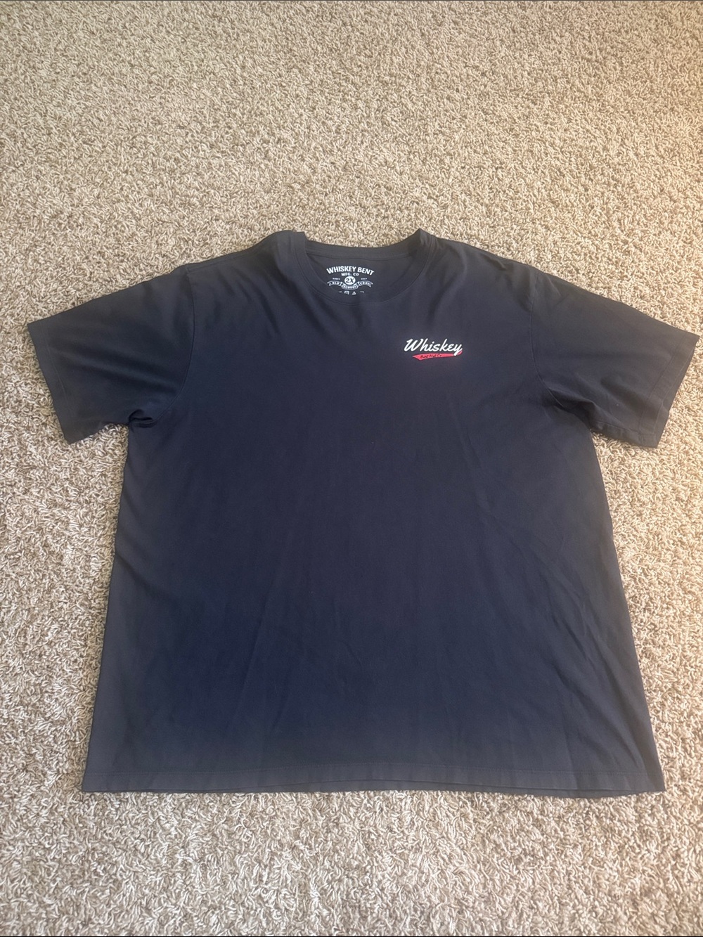 Men's Black Short Sleeve Logo Tee